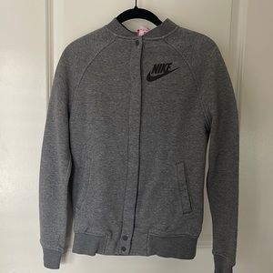 Grey Nike Varsity Jacket